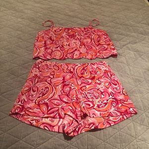 Ivy Crop Top Short Set